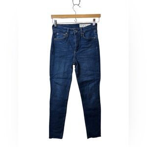 RAG & BONE | Nina high rise ankle skinny denim blue jeans 24